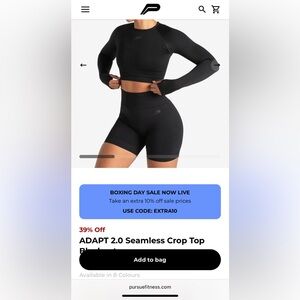 Pursue Fitness Adapt 2.0 Crop Top